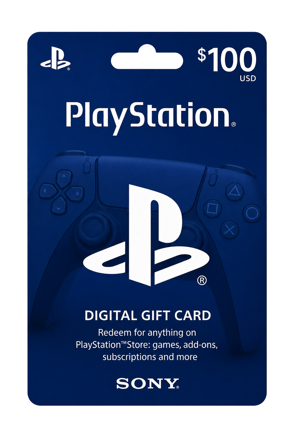 PlayStation $100 gift card